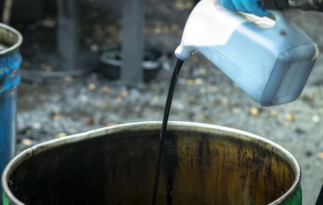 Waste oil collection