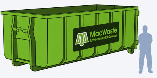 35-yard roll-on-roll-off container